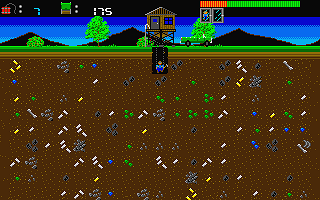 Galactic Miner atari screenshot